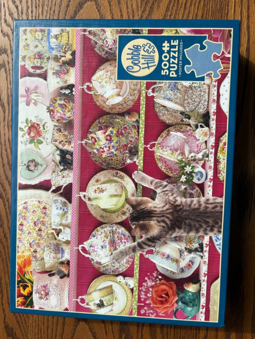 Cobble Hill 500+ piece puzzle "High Tea High Jinks"